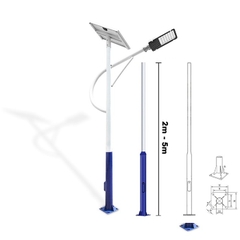 Cột Ống Thép / Trụ Sơn Tĩnh Điện cho Cột đèn từ 2m đến 6m