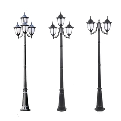 Trụ Đèn Sân Vườn 4 Bóng chiếu sáng và trang trí cảnh quan cao từ 2m-5m ZALAA