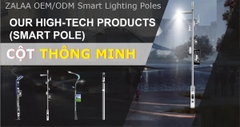 Trụ Cột Thông Minh ZBS-Smart Pole 02 ZALAA OEM/ODM cho Thành Phố hiện đại mới