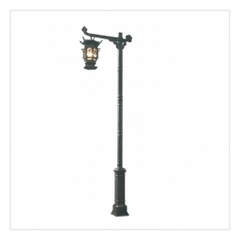 Trụ Đèn LED Sân Vườn Châu Âu - Kiểu dáng Đầu Tháp Mái Chùa, Đình Cổ Điển | ZSV-GLP EU003