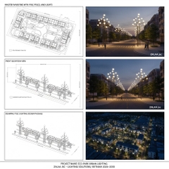 Trụ Đèn Nghệ Thuật 19 Bóng Cầu PE, PMMA, D200, D300, D400 LED Bulb E27 | ZCV-ART006 ZALAA