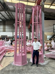 Trụ Đèn Trang Trí Rgb ZALAA Chiếu Sáng Cho Dự Án Công Viên Ánh Sáng Kiểu Hoa Ly - LED Tree Lights