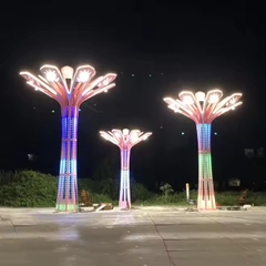 Trụ Đèn Trang Trí Rgb ZALAA Chiếu Sáng Cho Dự Án Công Viên Ánh Sáng Kiểu Hoa Ly - LED Tree Lights