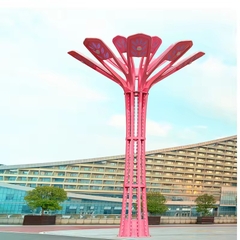 Trụ Đèn Trang Trí Rgb ZALAA Chiếu Sáng Cho Dự Án Công Viên Ánh Sáng Kiểu Hoa Ly - LED Tree Lights