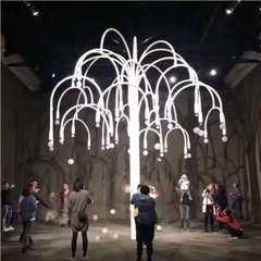 Trùm Cột Đèn ZALAA Kiểu Dáng Cây nhiều cành Đẹp Lạ Giải Pháp Chiếu Sáng Nghệ Thuật cho sân vườn Khu đô thị, Công Viên