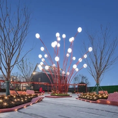 Trùm Cột Đèn ZALAA Trang Trí Chiếu Sáng Nghệ Thuật Địa Điểm Checkin, Công viên sân vườn, Khu đô thị mới