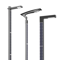 Cột Đèn Có Tấm Pin Năng Lượng Mặt Trời Dọc Thân Vertical Solar Light ZSR-07 20W H3,5M
