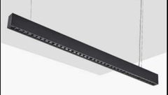 Đèn led thả trần văn phòng cao cấp kích thước L1200xW20xH70mm, 20w mã ZTVP1200x20x70 Zalaa