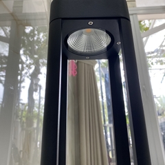 Đèn Trụ Nấm Sân Vườn Vuông 4 Tay Cao H600mm, D115x115mm, LED 10W