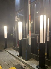 Cột Đèn LED Cảnh Quan có vị trí lắp đặt Camera dành cho khuôn viên công trình khu đô thị, penhouse...