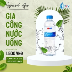 MM Gia công Nước Uống Đóng Chai 520ml