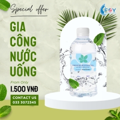 Gia công Nước uống đóng chai 330ml Premier Residences Phu Quoc Emerald Bay