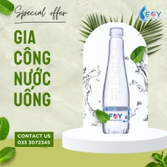 Nước khoáng ion kiềm đóng chai FOY Premium 456ml