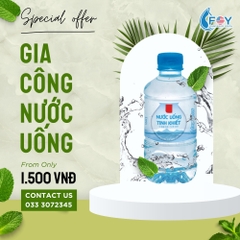 LOTTE Gia công Nước Uống Đóng Chai 330ml