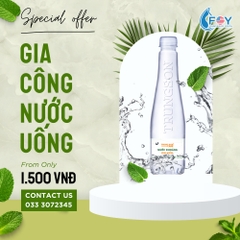 Nước khoáng ion kiềm đóng chai Trung Sơn 456ml