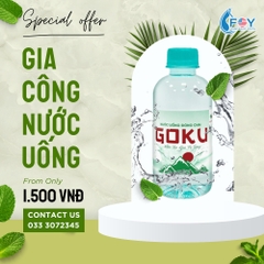 Gia công Nước uống đóng chai GOKU 500ml