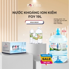 COMBO Nước Khoáng ION Kiềm Đóng Bình 19L FOY