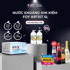 Nước Khoáng ION Kiềm 5L FOY (Thùng 4 Chai)