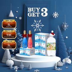 COMBO 3 TẶNG 2 - Nước khoáng ion kiềm chai 5L FOY Artist tặng 2 phần quà