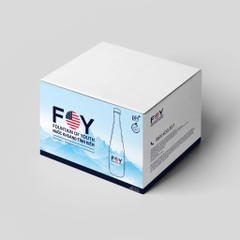 Thùng carton nước khoáng ion kiềm FOY Premium