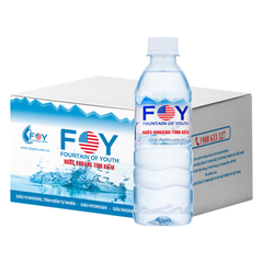 Nước Khoáng ION Kiềm 350ml FOY (Thùng 24 Chai)