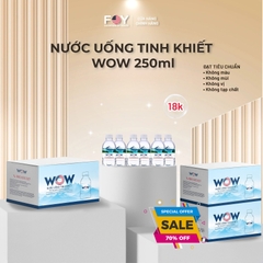 COMBO 3 Thùng Nước Uống Tinh Khiết WOW 250ml