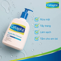 Sữa rửa mặt dịu nhẹ Cetaphil Gentle Skin Cleanser 500ml