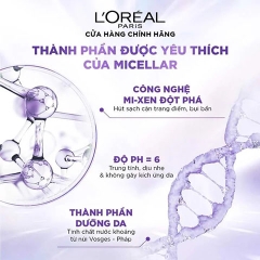 L'Oreal Paris 3in1 Micellar Water Tím