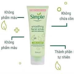 Simple Smoothing Facial Scrub