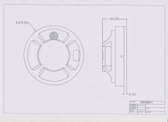 Đầu báo khói quang điện báo động đơn Leaders Tech LTD-3300B