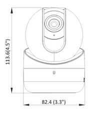 CAMERA WIFI 2MP HIKVISION DS-2CV2Q21FD-IW(B)