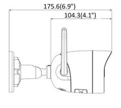 CAMERA 2MP WIFI BULLET DS-2CV2021G2-IDW (E)