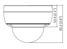 CAMERA 2MP DOME DS-2CD1123G2-LIUF