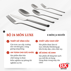 BỘ LUXE 24 MÓN (6 sản phẩm x 4 cái)