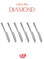 DAO ĂN DIAMOND (Set 6 cái)