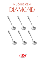 MUỖNG KEM DIAMOND (Set 6 cái)