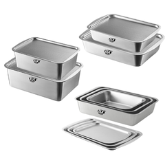 HỘP ĐỰNG THỰC PHẨM INOX BẾP XINH ( TẶNG KÈM VỈ )