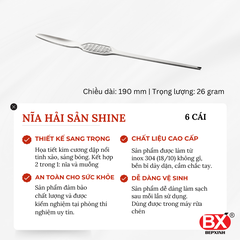 NĨA HẢI SẢN DIAMOND (Set 6 cái)