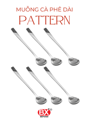 MUỖNG CÀ PHÊ DÀI PATTERN (Set 6 cái)