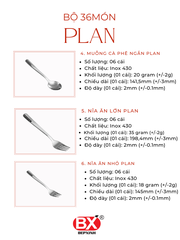 BỘ PLAN 36 MÓN (6 sản phẩm x 6 cái)