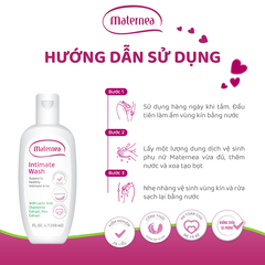 Dung dịch vệ sinh phụ nữ Maternea Intimate Wash an toàn dịu nhẹ, dùng được cho mẹ bầu từ tháng đầu tiên