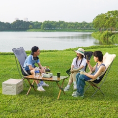 Ghế dã ngoại gấp gọn tựa cao