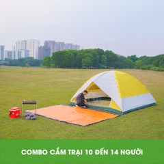 Thuê lều cắm trại - Combo cắm trại 10 đến 14 người