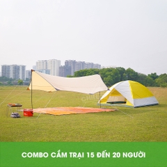 Thuê lều cắm trại - Combo 15 đến 20 người