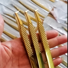 Eyelash Extension Tweezers Gold Premium - Code #1
