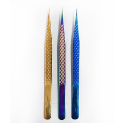 Eyelash Extension Tweezers Gold Premium - Code #1