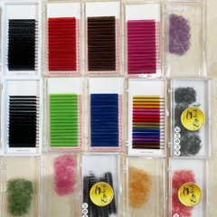 Color Lash Tray - Individual Lash