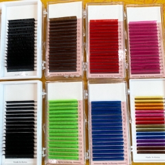 Color Lash Tray - Individual Lash