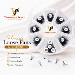 2D - 20D - Promade Loose Fans - Mix Length - 1000 Fans