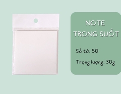 Giấy nhớ trong suốt